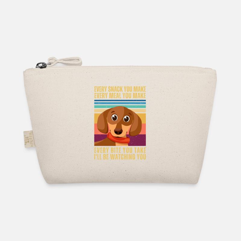 WATCHING DACHSHUND Organic Pouch