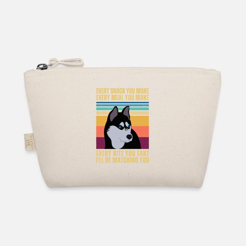 WATCHING HUSKY Organic Pouch