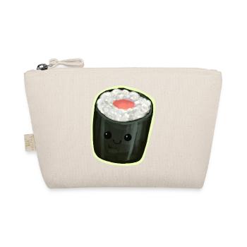 Maki Sushi Roll with kawaii face Illustration - Bio-Täschchen - Natur - Vorne