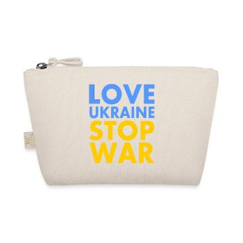 Love ukraine stop war - Organic Pouch - nature - Front
