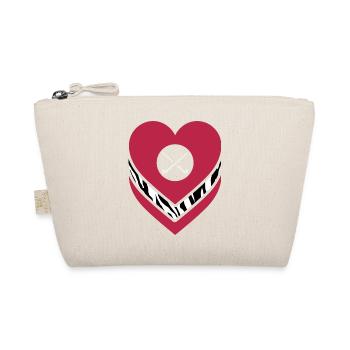Hockey Field hockey hockey player magenta-hockey - Organic Pouch - nature - Front
