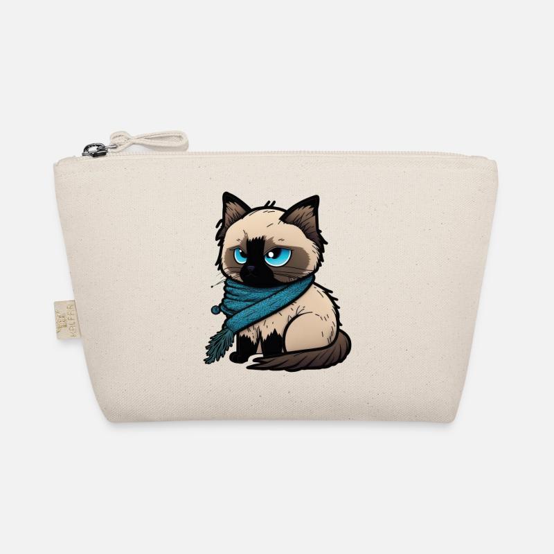 birma katze cartoon comic anime Bio-Täschchen