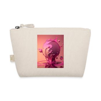 Pink Ball Tropfen Fantasy Geschenk - Bio-Täschchen - Natur - Vorne