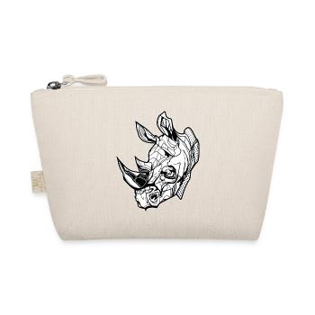 Rhinoceros // Ilustration // Papachyderms - Organic Pouch - nature - Front