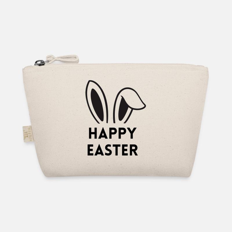 Happy Easter - with rabbit ears Organic Pouch