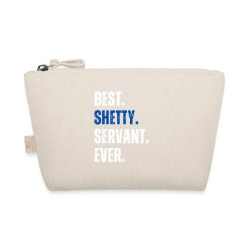 ! Meilleur Shetty Servant Jamais Lettrage - Trousse biologique - nature - Devant