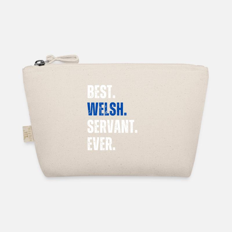 ! Best Welsh Servant Ever Schriftzug Bio-Täschchen