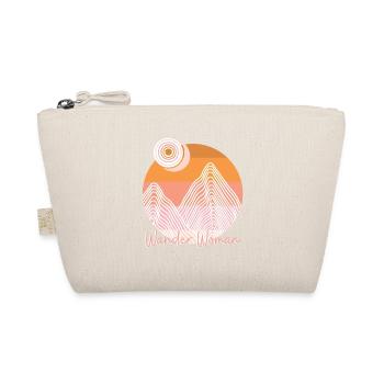 Wander Woman - Minimalist Mountains - Hiking - Organic Pouch - nature - Front