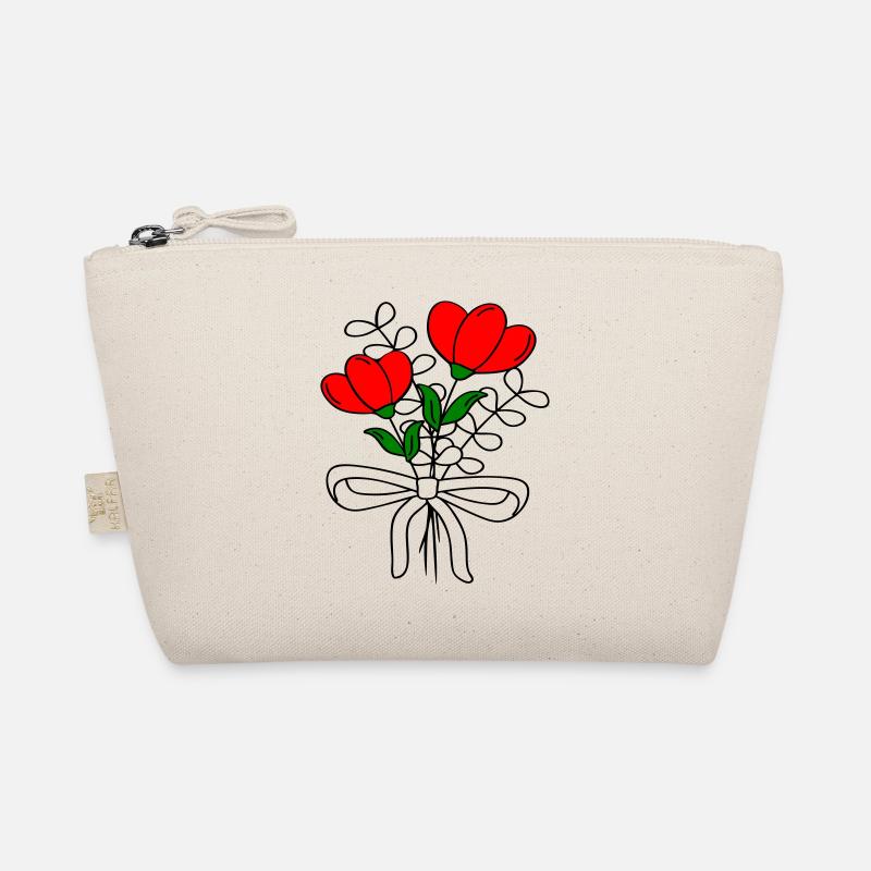 Blumenstrauss, Flowers - Bio-Täschchen - Natur
