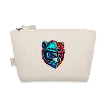 Panda cyborg casque néon - Trousse biologique - nature - Devant
