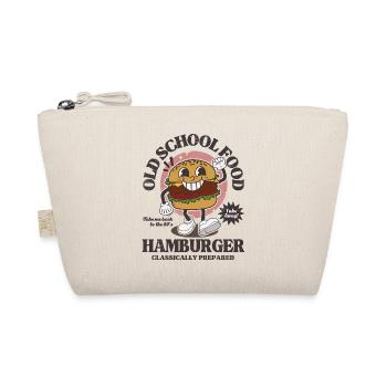 Old School Food Retro Burger - Organic Pouch - nature - Front