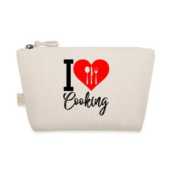 i love cooking - Organic Pouch - nature - Front