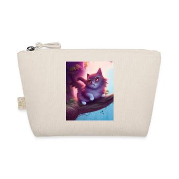 Most likely to take a nap - Valentine Cat - Organic Pouch - nature - Front