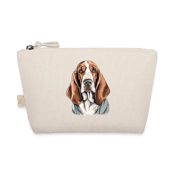 Basset Hound - Bio-Täschchen - Natur - Vorne