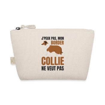 Border collie chien doux - Trousse biologique - nature - Devant