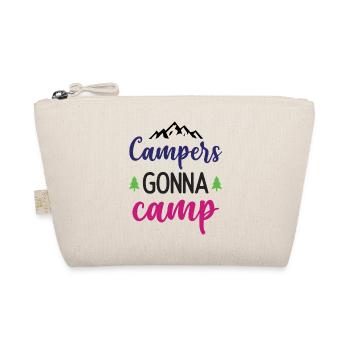 Campers Gonna Camp - Organic Pouch - nature - Front