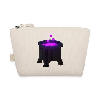Secret Dark Gothic Witch Cauldron Purple Violet - Organic Pouch - nature - Front