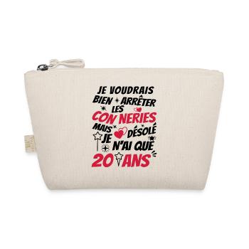 conneries 20 ans / cadeau anniversaire 20 ans - Trousse biologique - nature - Devant