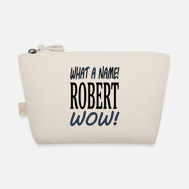 Ich heiße Robert ich bin Robert Geschenkidee Bio-Täschchen