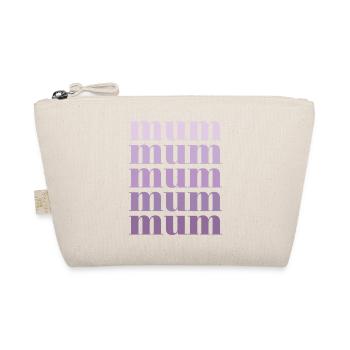 Mum Purple - Organic Pouch - nature - Front