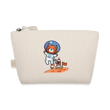Roter Panda Astronaut Karikatur - Bio-Täschchen - Natur - Vorne