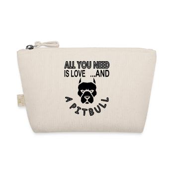 Dog Pitbul Dog Sayings Dog Trainer Gift Idea - Organic Pouch - nature - Front