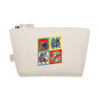 Boxing Boxer Boxing Match Sport Animals Cartoon Comic - Organic Pouch - nature - Front