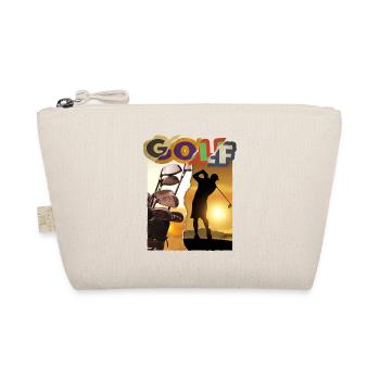 Golf Golf Golfer Sport Hobby Club Vintage - Organic Pouch - nature - Front