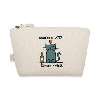 nicht mein Kater - nicht mein Bier - Bio-Täschchen - Natur - Vorne