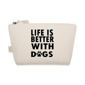 Hund Dog - Organic Pouch - nature - Front