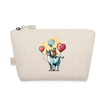 Cat father and son - Organic Pouch - nature - Front