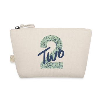 Numéro / Deux / 2 / Anniversaire / Deuxième / Numéro - Trousse biologique - nature - Devant