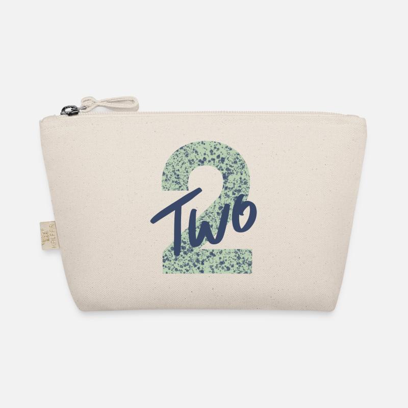 Number / Two / 2 / Birthday / Second / Number Organic Pouch