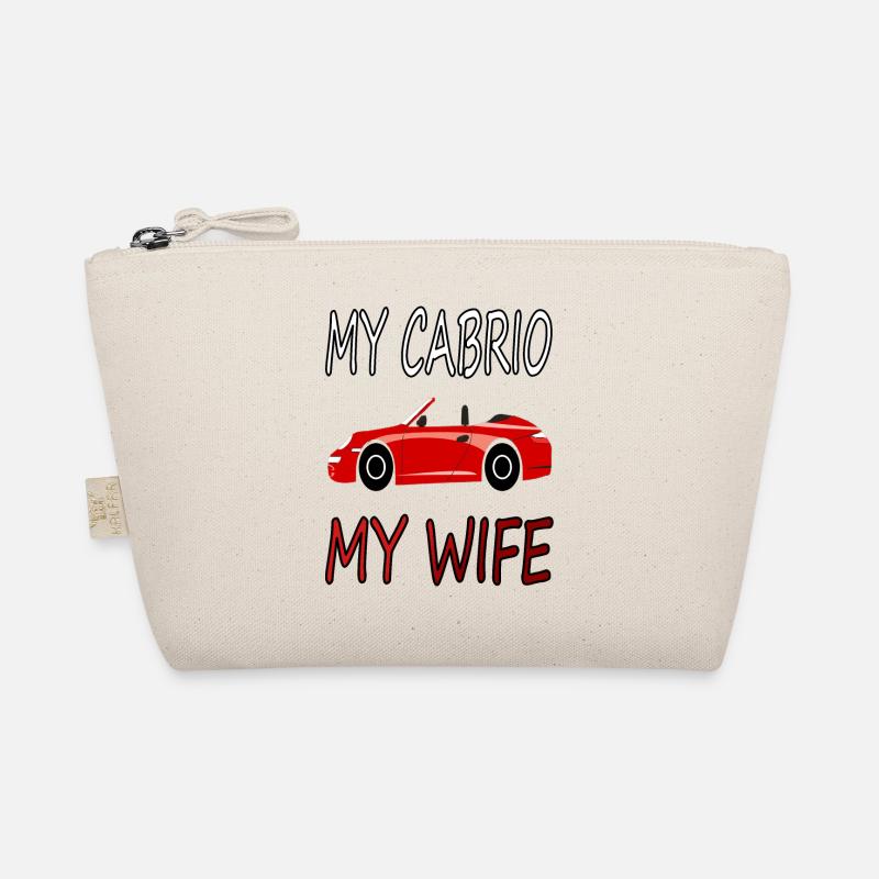 Cabrio fahren Cabrioletfahrer Spruch Geschenkidee Bio-Täschchen