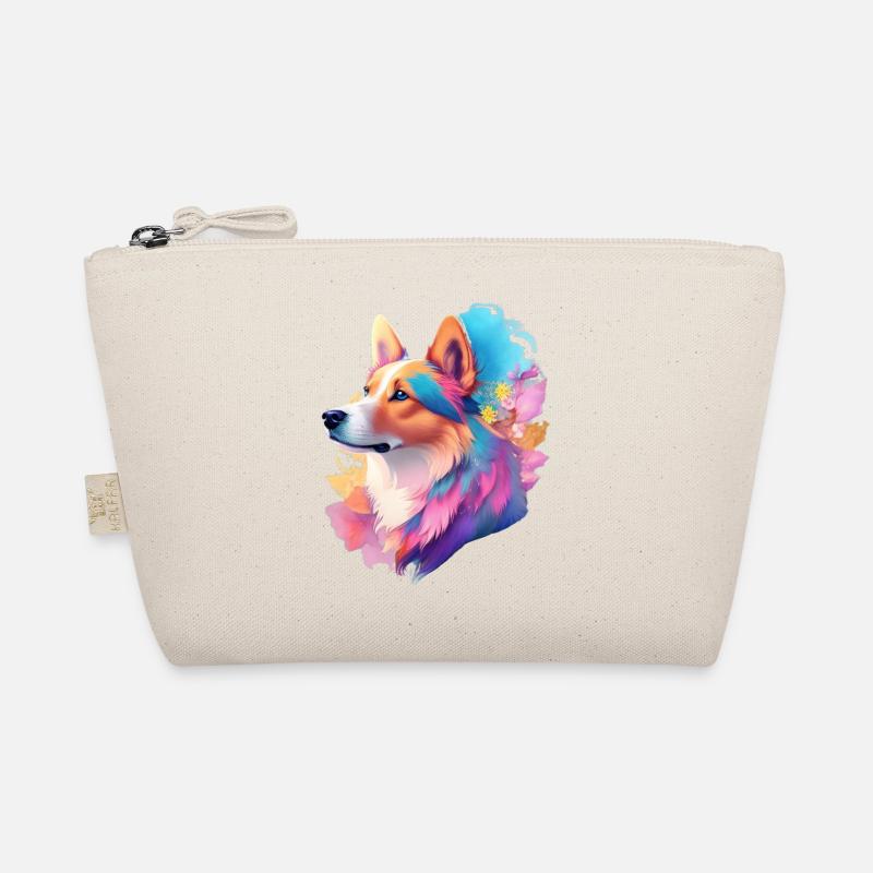 Hunde Portrait - Bio-Täschchen - Natur