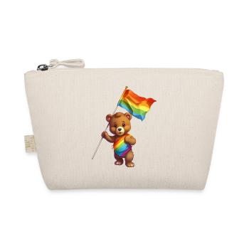 Love is a Bear Necessity - Organic Pouch - nature - Front