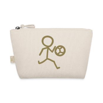 Footballer Minimalist - Organic Pouch - nature - Front
