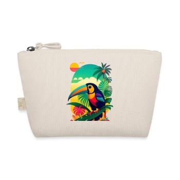 Coucher de soleil avec Tucan - Trousse biologique - nature - Devant