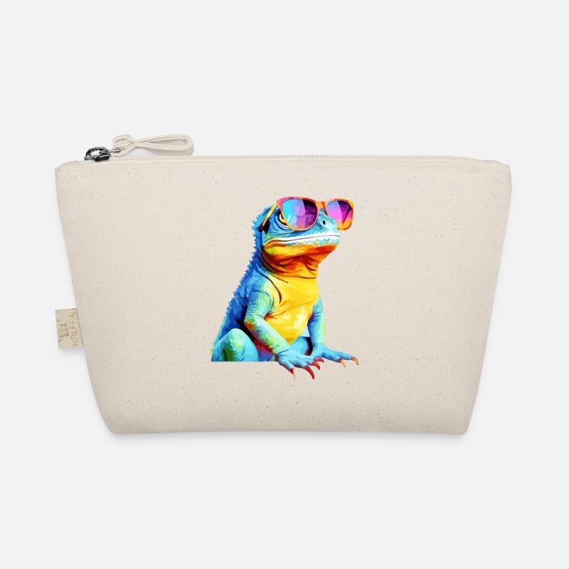Hacko the spectacled lizard Organic Pouch