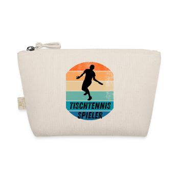 Tischtennisspieler - Bio-Täschchen - Natur - Vorne