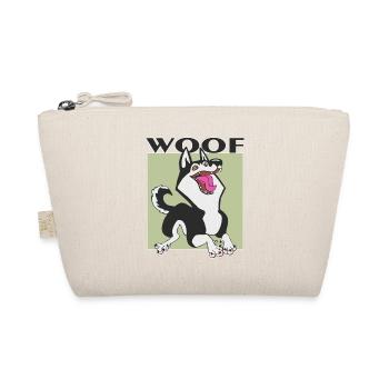 Cute Siberian Husky - Organic Pouch - nature - Front