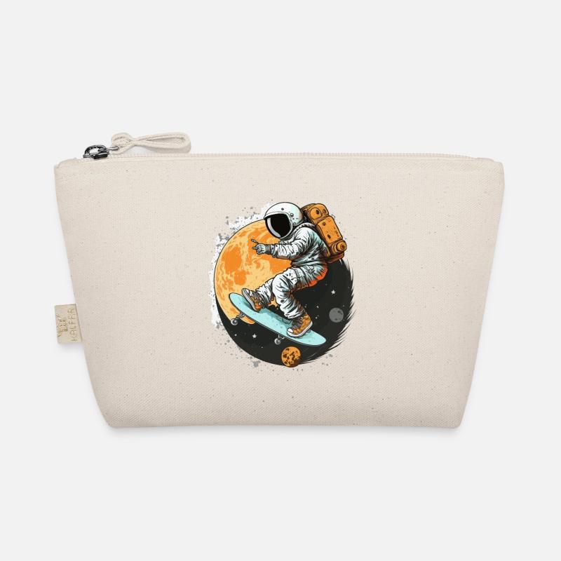 Cosmic Skateboarding Organic Pouch