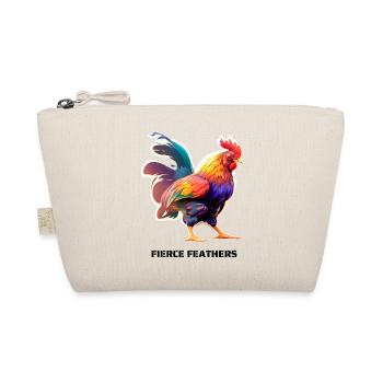 FIERCE FEATHERS - Bio-Täschchen - Natur - Vorne