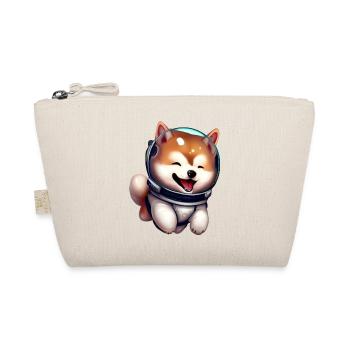 Shiba Inu Astronaut - Organic Pouch - nature - Front