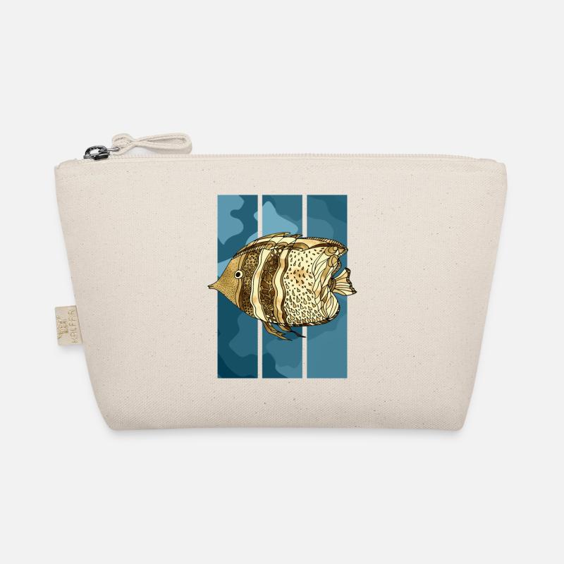 Fisch - Bio-Täschchen - Natur