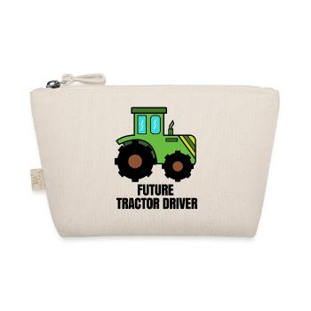 Biobauer Traktor Kraftfahrzeug Trecker Statement - Bio-Täschchen - Natur - Vorne