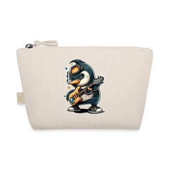 Rocker Penguin - Organic Pouch - nature - Front