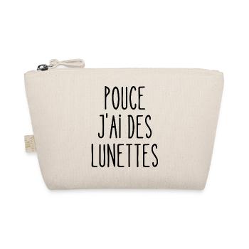 pouce j'ai des lunettes - Trousse biologique - nature - Devant