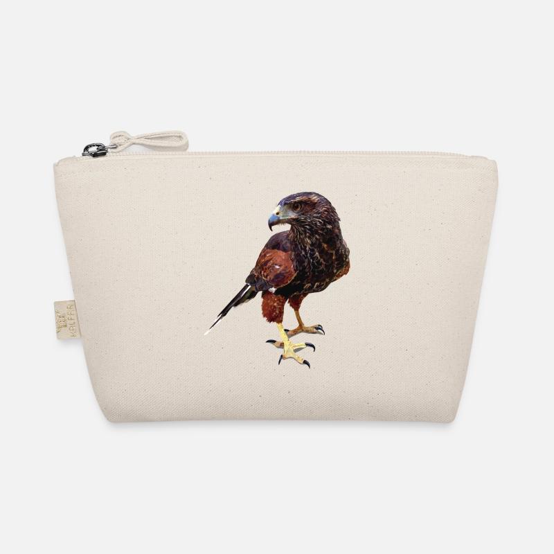 The red-and-black eagle Organic Pouch