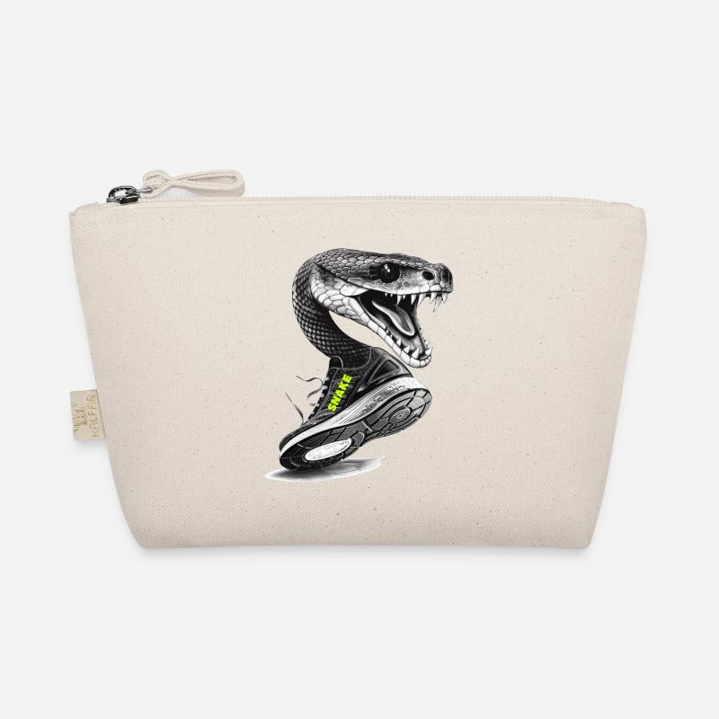 snake - Bio-Täschchen - Natur